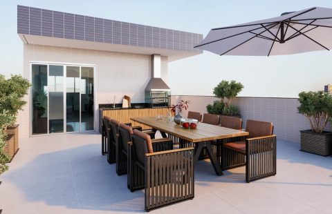 Cobertura 4 quartos, 4 vagas – Cidade Nova