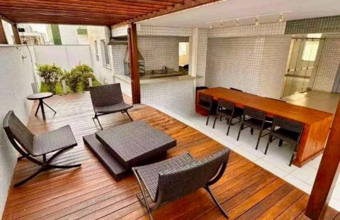 Cobertura 4 quartos, 5 vagas – Sagrada Família