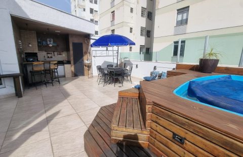 Cobertura 4 quartos, 2 vagas – Cidade Nova